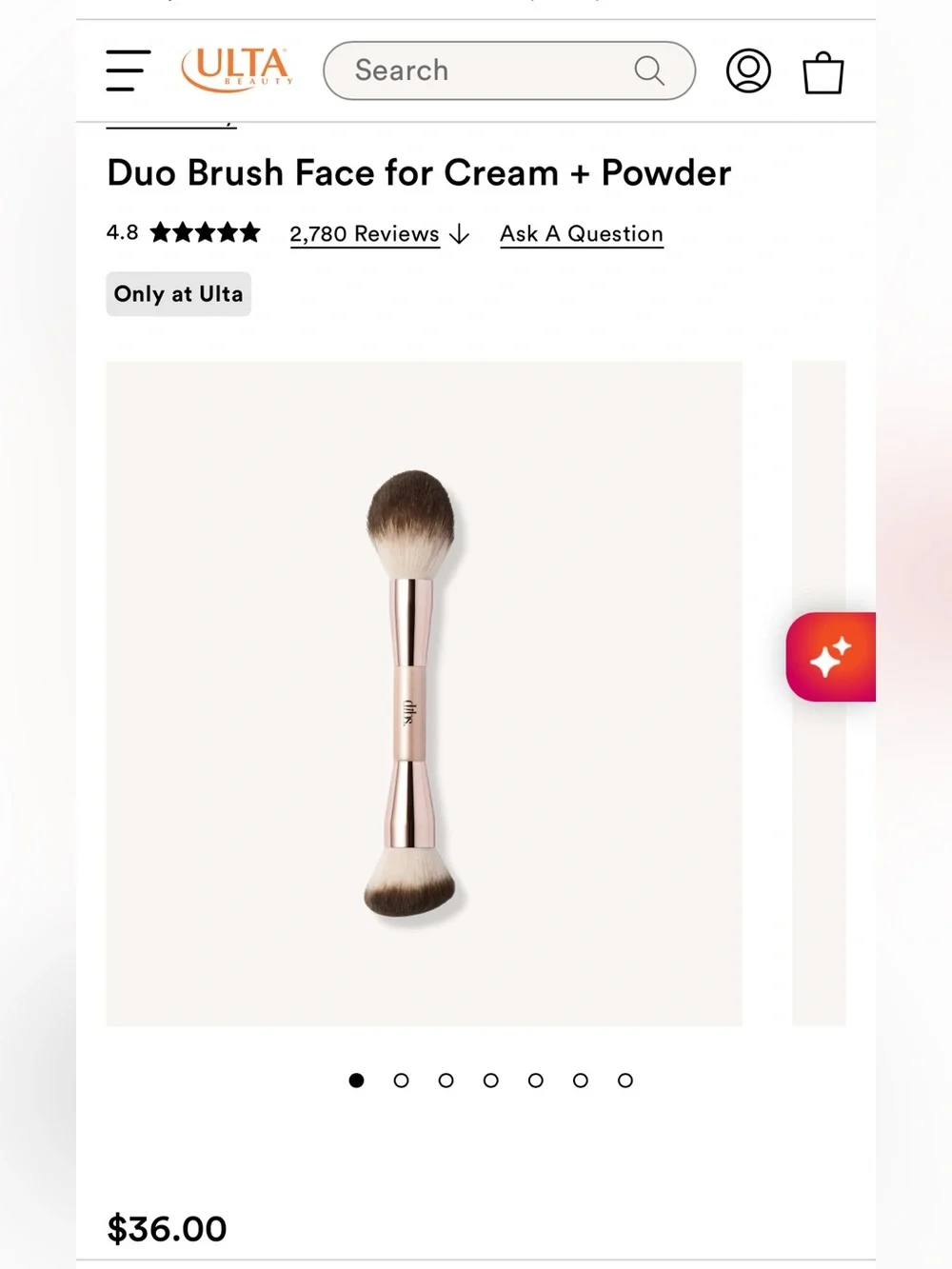 Dibs Duo Brush Face for Cream + Powder